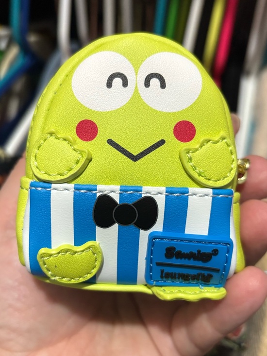 Loungefly Handbags - NWT Keroppi backpack bag charm